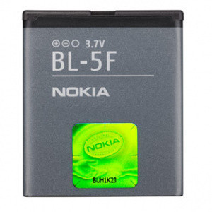 АКБ (батарея, аккумулятор) аналог Nokia BL-5F 950mAh  для  Nokia 6210, 6290, 6710, E65, N78, N79, N93, N95,