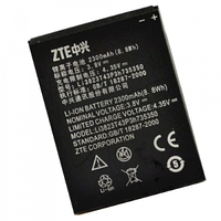 АКБ (батарея, аккумулятор) оригинальная ZTE LI3823T43P3H735350 2300mAh для ZTE Geek V975