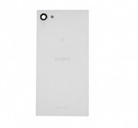 Задняя крышка (стекло) для Sony Xperia Z5 compact (E5803, E5823) Белая (White)