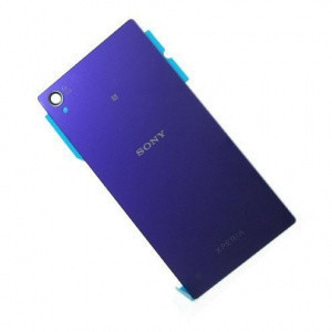 Задняя крышка (стекло) для Sony Xperia Z1 (C6902, C6903, L39H) Фиолетовая
