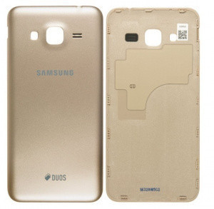 Задняя крышка для Samsung Galaxy J3 2016 (J320) Золотой (Gold) цвет - фото 1 - id-p82682821
