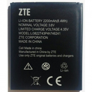 АКБ (батарея, аккумулятор) оригинальная ZTE Li3822T43P4h746241 2200mah для ZTE Blade A465/ L4 Pro - фото 1 - id-p82682915