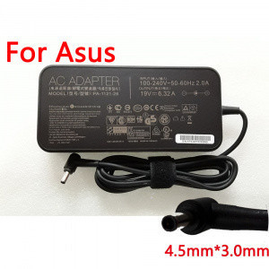 Зарядное устройство для ноутбуков Asus 120W 4.5х3.0mm 19V 6.32А - фото 1 - id-p82682930