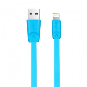 USB дата-кабель HOCO X9 Blue Lightning для Apple iPhone 5, iPhone 5C, iPhone 5s, iPhone 6, iPhone 6s, iPhone 6 - фото 1 - id-p82682947