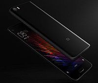 Задняя крышка для Xiaomi Mi5 (Mi-5) стекло, цвет: черный