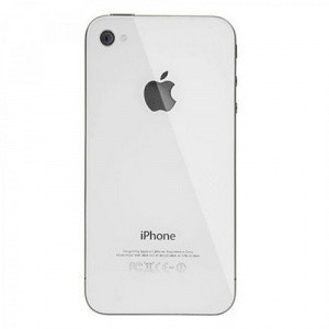 Задняя крышка (стекло) для Apple iPhone 4 (ААА class) (A1332, A1349), цвет: белый (White)