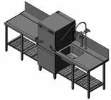 Стол для чистой посуды правый WINTERHALTER 1200 x 750 x 850 мм