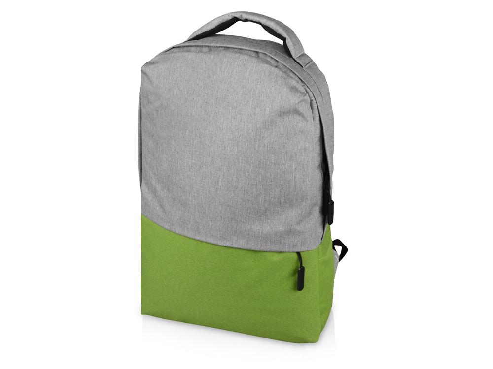 Рюкзак Fiji с отделением для ноутбука, серый/зеленое яблоко - фото 1 - id-p82690248