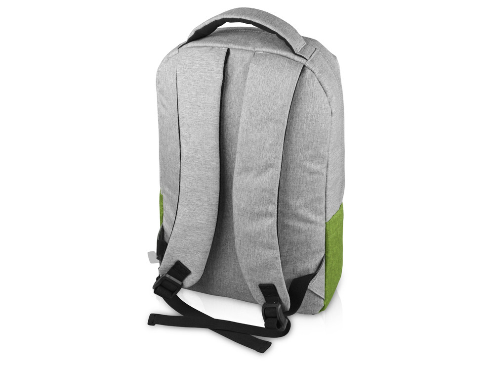 Рюкзак Fiji с отделением для ноутбука, серый/зеленое яблоко - фото 2 - id-p82690248
