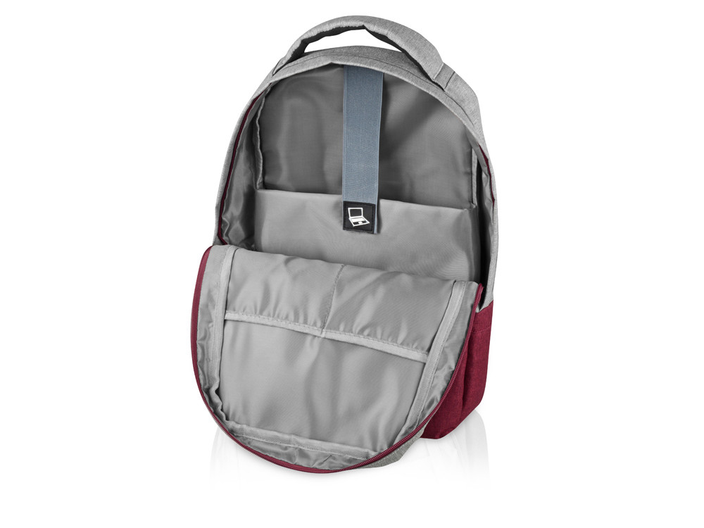 Рюкзак Fiji с отделением для ноутбука, серый/красный 207C - фото 3 - id-p82690246