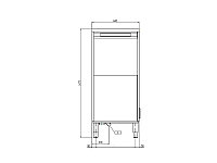 Машина посудомоечная фронтальная ELECTROLUX WTU40ADPWS, 503025