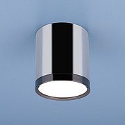 Накладной потолочный LED светильник DLR024 6W 4200K хром/черный хром