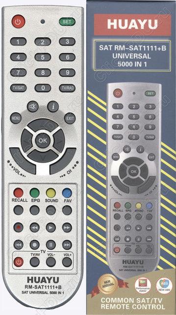 Пульт Huayu универсальный для SAT1111+C для SAT и TV в корпусе Bigsat/Globo HOF-44C