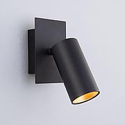 Светодиодный настенный светильник 20066/1 черный/золото Fleur  Evrosvet