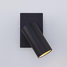 Светодиодный настенный светильник 20066/1 черный/золото Fleur  Evrosvet, фото 3