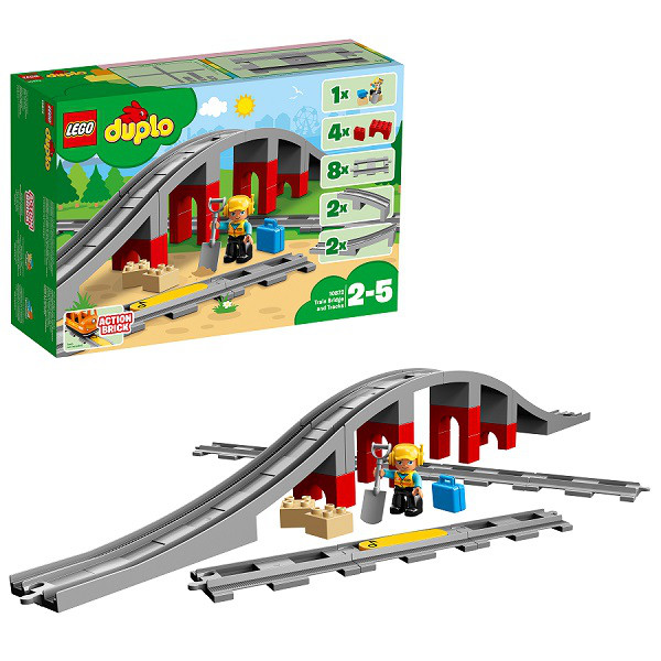 Конструктор Лего 10872 Железнодорожный мост Lego Duplo