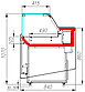 Кондитерская витрина Carboma Vision KC82 SM 1,0-1 (0…+10), фото 3