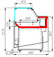 Кондитерская витрина Carboma Vision KC82 SM 1,5-1 (0…+10), фото 3