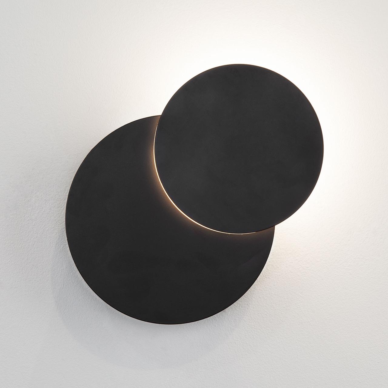 Светодиодный настенный светильник 40135/1 черный Figure Eurosvet - фото 1 - id-p82700194