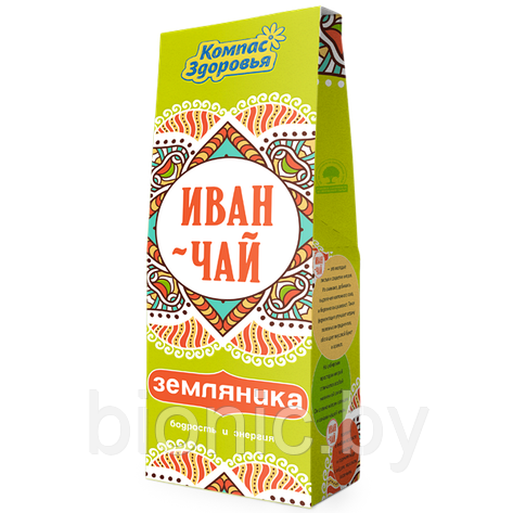 Напиток чайный Иван Чай с земляникой "Компас здоровья", 60гр 1/18, фото 2