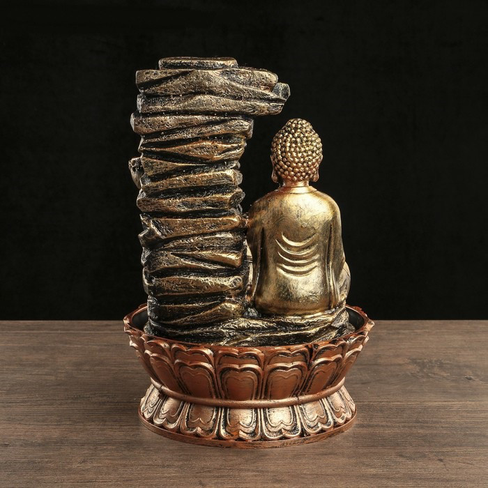 Фонтан декоративный «Будда у водопада» световой - фото 5 - id-p82712021