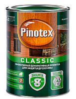 Пропитка защитная, декоративная для древесины "Pinotex Classic" бесцветная+цветная 1л.