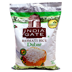 Рис Басмати белый выдержанный India Gate Dubar, 1кг