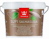 Состав защитный для бань и саун "Tikkurila Supi Saunasuoja" (Супи Саунасуоя) 0,9л. 2,7л.