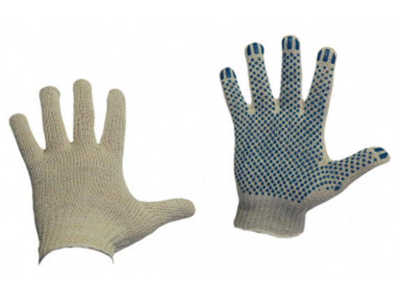 Перчатки трикотажные с ПВХ 7.5 класс, фото 2
