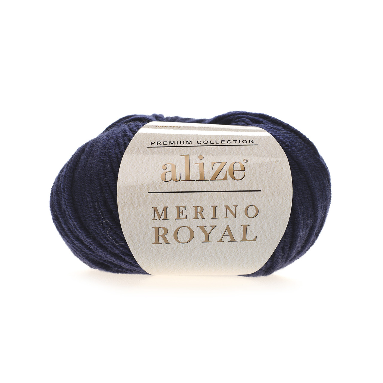 Пряжа Alize Merino Royal цвет 58 тёмно-синий