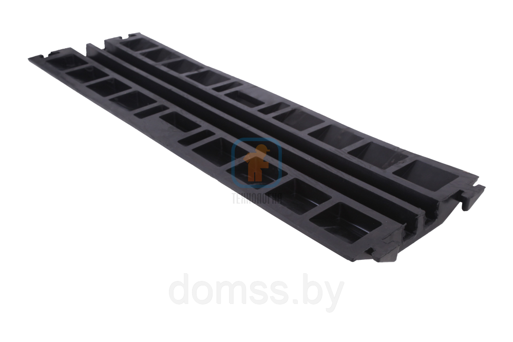 Кабель-канал резиновый ККР 2-10. Кабель-капа 10т Резина (2 канала 36х38 мм) - фото 7 - id-p70104996