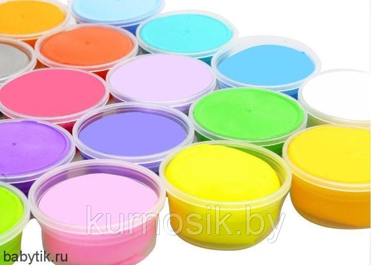 Супер легкий пластилин для лепки (легкая глина) PlayDoll 12 цвета в баночках (NT7704) - фото 2 - id-p82780280
