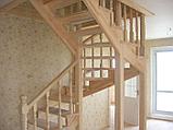 Деревянная лестница из сосны, фото 5