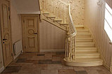 Деревянная лестница из сосны, фото 8