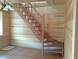 Деревянная лестница из сосны, фото 9