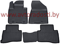 Коврики резиновые для Kia Sportage III (2015-2021) / Hyundai Tucson III / Спортейдж / Туксон (SRTK)