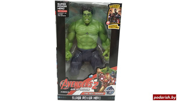 Игровая фигурка Супергерои 1873 Avengers 2, Халк (светящийся)