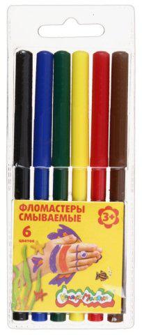 Фломастеры «Каляка-Маляка» 6 цветов, толщина линии 1-2 мм, вентилируемый колпачок - фото 2 - id-p5937705