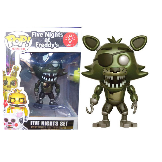 Фигурка Аниматроник Фокси Лис-Пират со светом Five Nights at Freddy s POP Games - фото 1 - id-p82863635