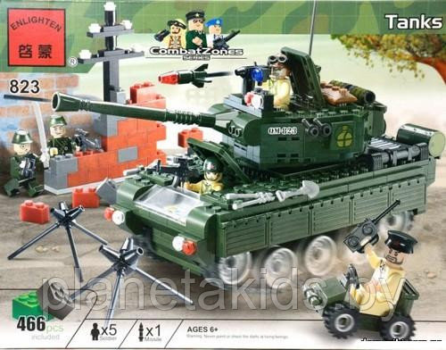 Конструктор Brick (Брик) 823 Танк с ракетой 466 деталей, аналог LEGO - фото 2 - id-p82863674