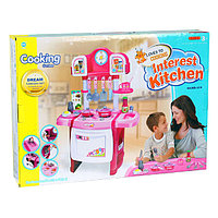 Детская кухня WD-A19 розовая со светом и звуком