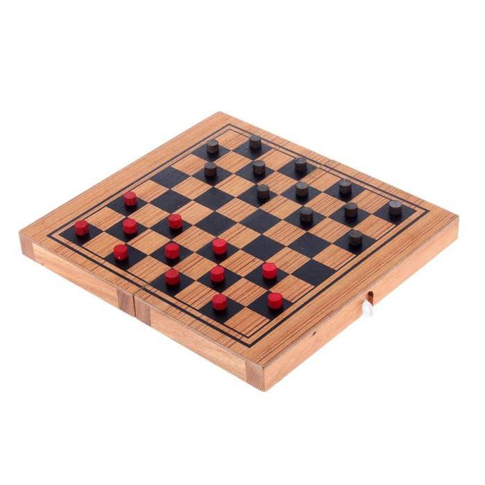 Набор игр в деревянной шкатулке: шашки+нарды - фото 3 - id-p82870723