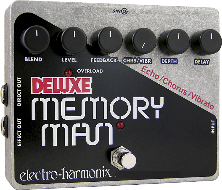 Педаль эффектов Electro-Harmonix DELUXE MEMORY MAN - фото 1 - id-p82875200
