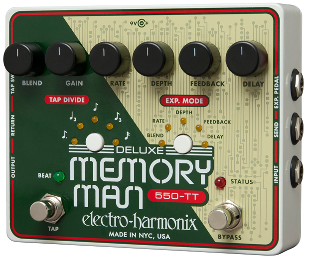 Педаль эффектов Electro-Harmonix DELUXE MEMORY MAN 550-TT