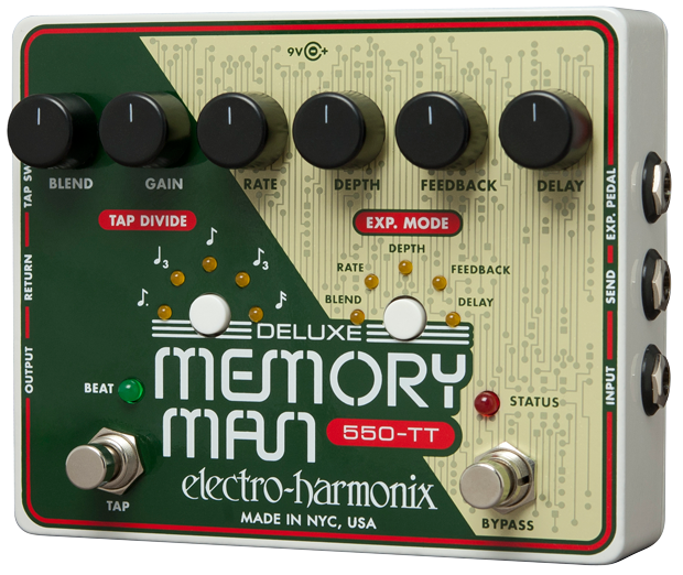 Педаль эффектов Electro-Harmonix DELUXE MEMORY MAN 550-TT - фото 1 - id-p82876363