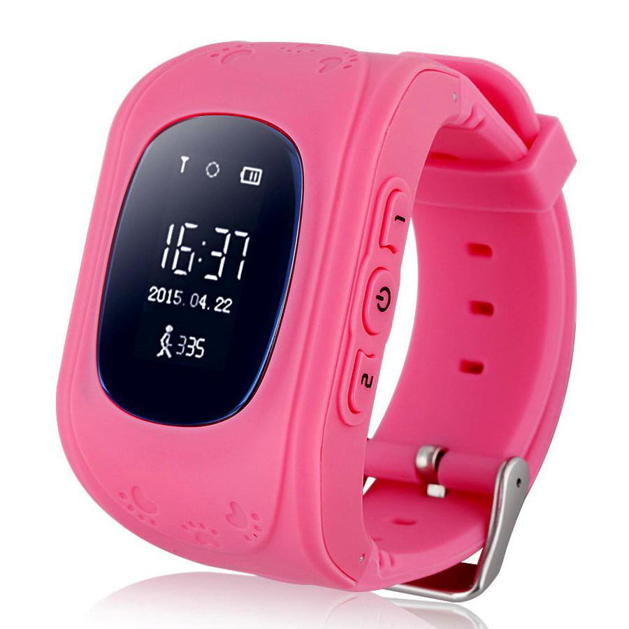 Оригинальные Smart baby watch Q50 (розовый) - фото 3 - id-p82886233