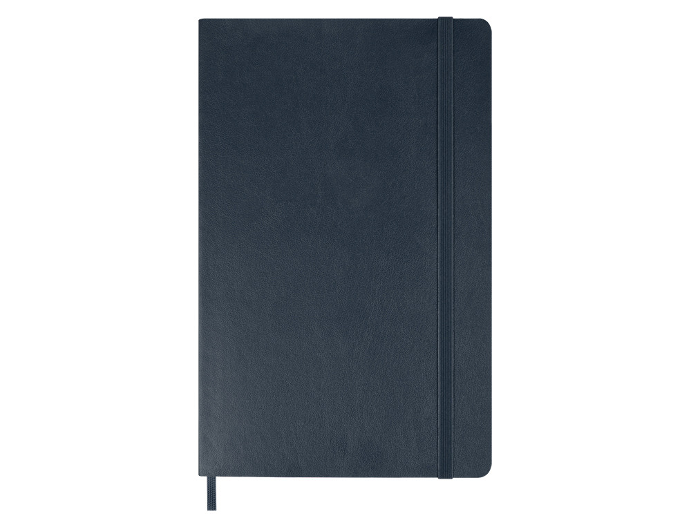 Записная книжка Moleskine Classic Soft (в линейку), Large (13х21см), сапфировый синий - фото 4 - id-p82900641