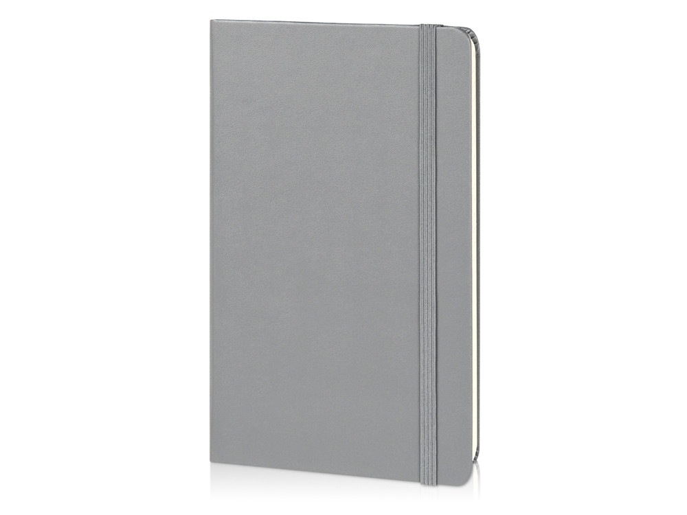 Записная книжка Moleskine Classic (в линейку) в твердой обложке, Medium (11,5x18 см), серый - фото 1 - id-p82900656