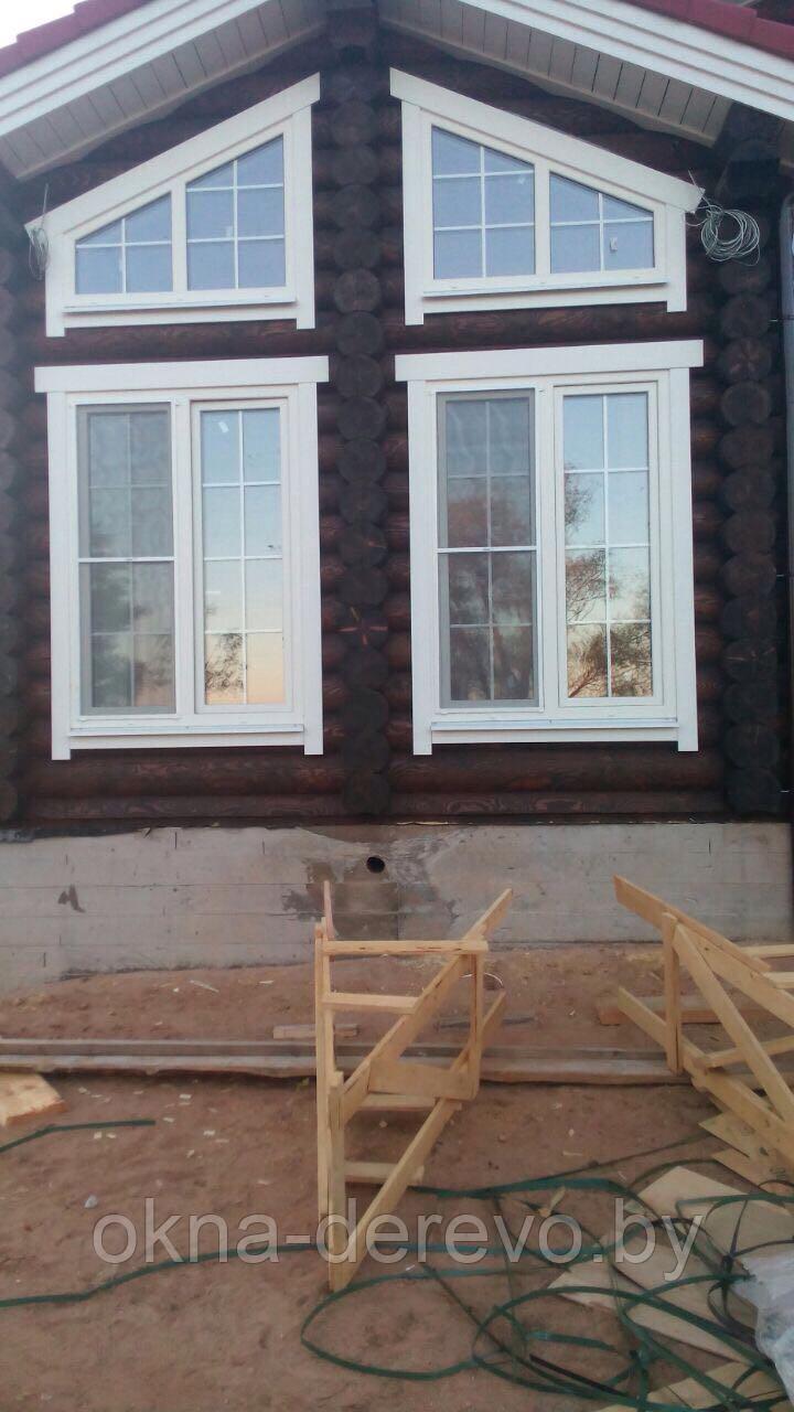 Деревянные окна с солнцезащитными стеклами - фото 3 - id-p58648629