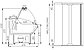 Холодильная витрина Полюс Palm G95 SL 1,5-1 (ВХСн-1,5) до -18, фото 4